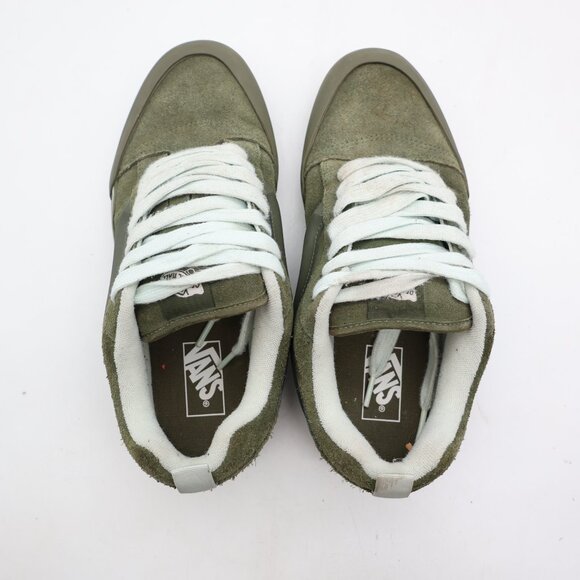 Vans Knu Skool Utility Men\'s 8.5 Women 10 Green Athletic Suede Skate Sneakers main image 7